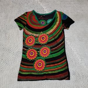 4 for $12 🧚‍♀️ Desigual Flowers Tee